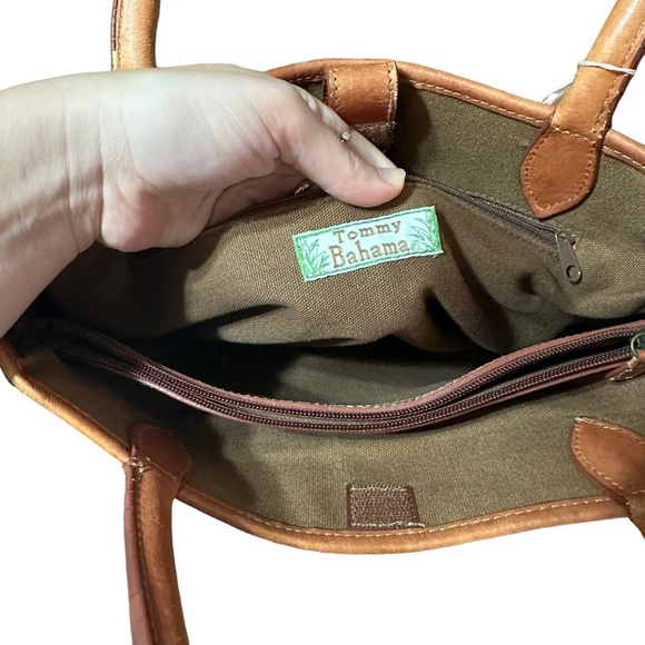 Tommy Bahama Vintage Tropical Canvas Bag - Picture 6 of 6